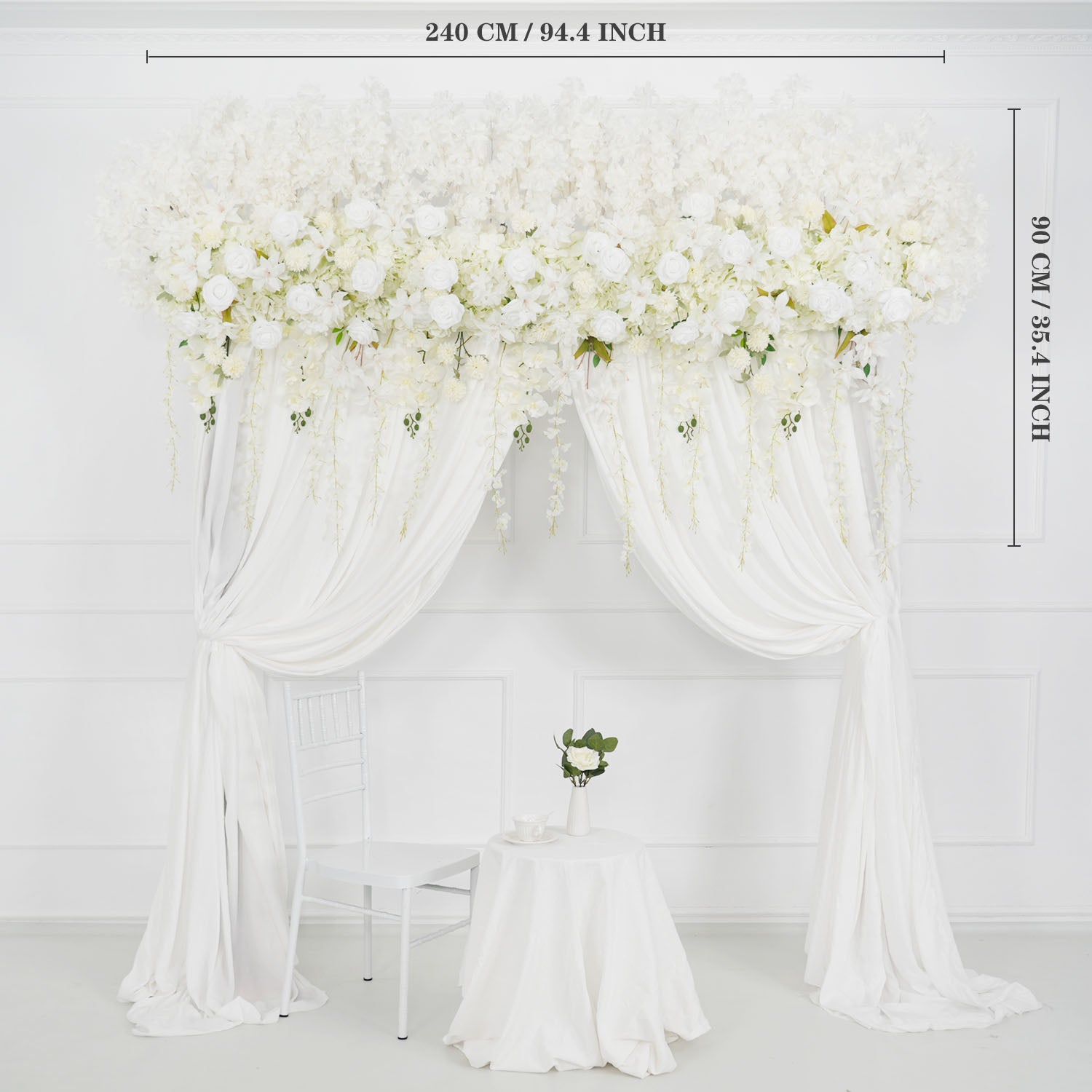 Rose Backdrop Flower Arrangement  29 picture