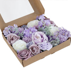 Western Wedding Boxed Flowers Diy Bridal Bouquet Simulation Flowers Gift Flower Boxes