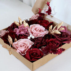 European Wedding Boxed Flowers Birthday Party Simulation Flowers Gift Flower Box Valentine's Day Gift