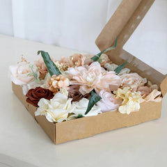 New simulation rose boxed flowers wedding birthday party companion gift flower box