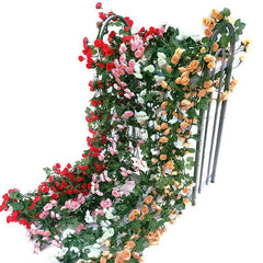 Christmas 69 simulation rose vine long juan flower vine ceiling pipe winding decoration green plants