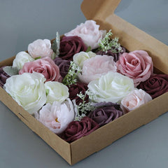 Creative Simulation Rose Box Valentine's Day Birthday Gift Box Flower DIY Bridal Bouquet