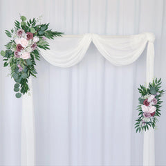 Rustic Wedding Arch Hanging Corner Floral Decor