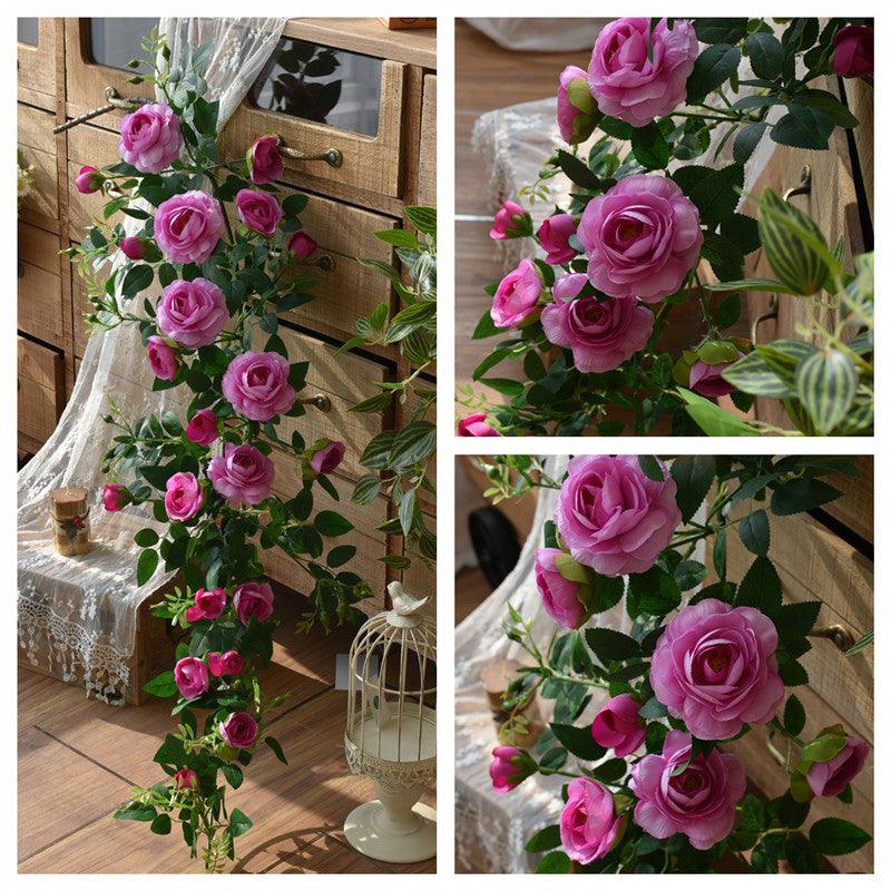 Simulated Peony Flower Vine Hotel Decoration