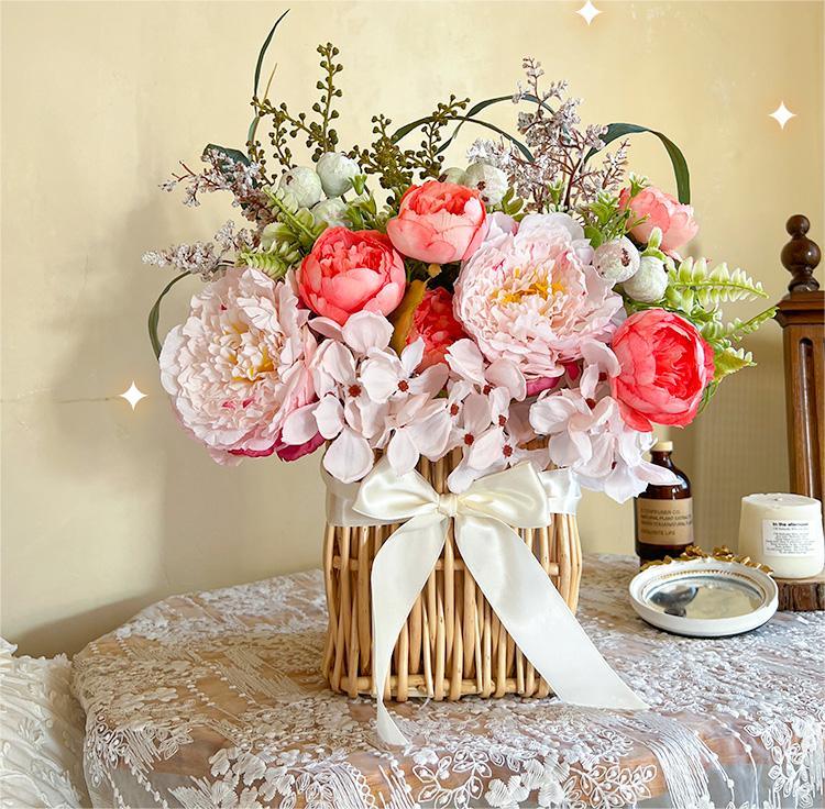 Peony simulation flower decoration room bedroom decoration