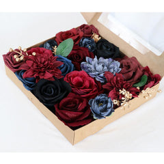 Simulation Boxed Flowers Wedding Anniversary Birthday Gift Flower Box Diy Home Decoration