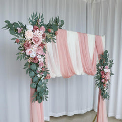 Simulated Arch Dousha Powder Decoration Wedding Scene Welcome Sign Corner Flower Arrangement