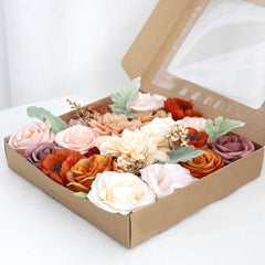 New Simulation Boxed Flowers Proposal Birthday Party Gift Flower Box Wedding Bride Bridesmaid