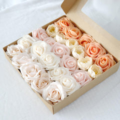 European wedding gift boxed flowers simulation rose box Valentine's Day birthday gift box flower wedding