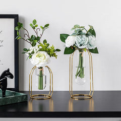 Simulated flower minimalist table decoration