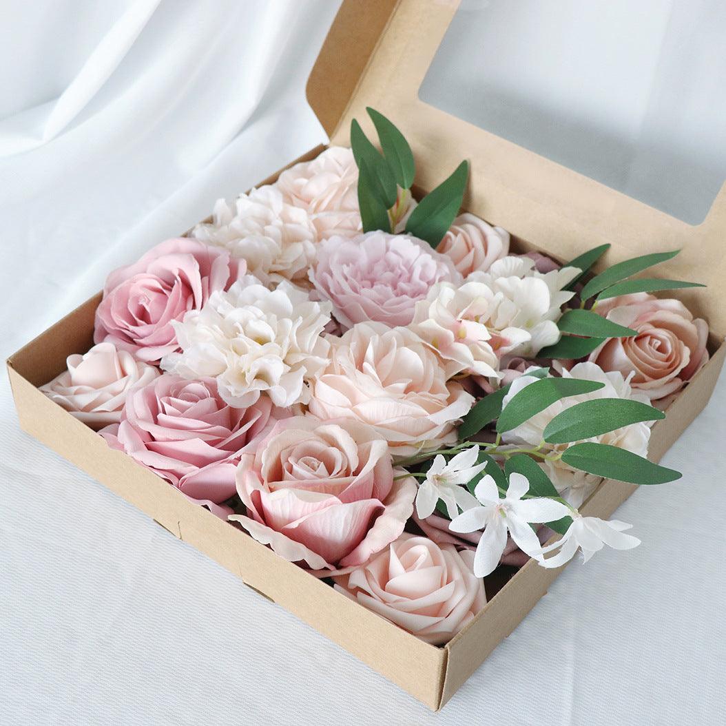 Diy bridal hand bouquet simulation flower flower box valentine's day mother's day gift