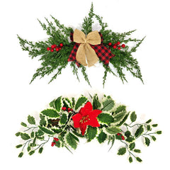 Christmas Party Hanging Red Fruit Pine Needle Simulation Door Decoration Fascia Christmas Decoration