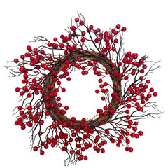 Red Fruit Garland Christmas Fortune Fruit Holly Fruit Berry Christmas Tree Ornament Simulation Red Fruit Garland