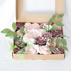 Simulation Boxed Flowers European Wedding Bridal Bouquet