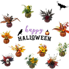 Simulated pumpkin decorations Halloween desktop decorations decoration