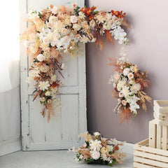 Wedding Floral Background Arch Wall Hanging Triangle Combination Flower