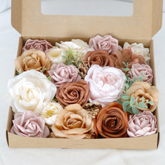 Simulation Boxed Flowers European Wedding Birthday Party Gift Flower Box Wedding Bridal Bouquet