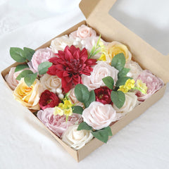 Europe and the United States wedding birthday party gift flower box simulation flowers boxed flowers Diy home bouquet