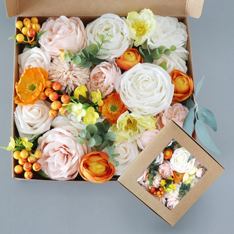 Simulation flower box wedding valentine's day hand bouquet gift box birthday teacher's day gift box