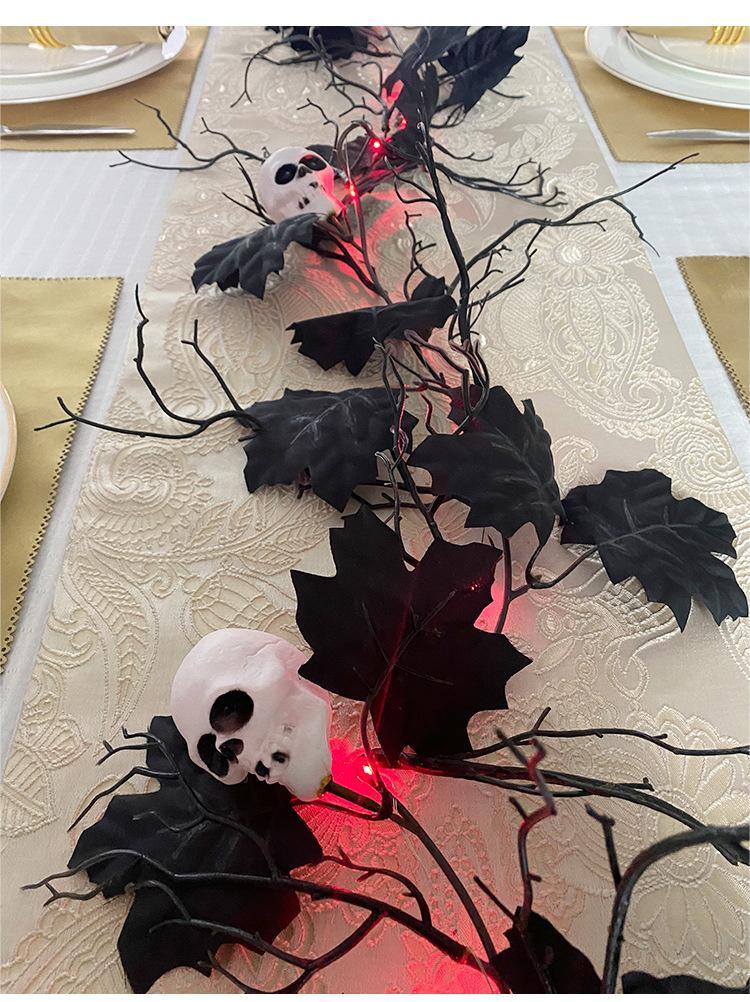 Simulated withered vine black holiday decoration