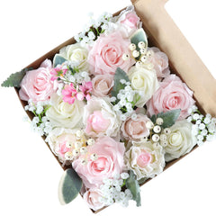 Simulation Flower Box Birthday Valentine's Day Day Gift Boxed Flowers Diy Wedding Bridal Bouquet