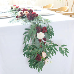 Wedding Strip Wine Red Champagne Table Flower Forest Outdoor Simulation Vine Decoration