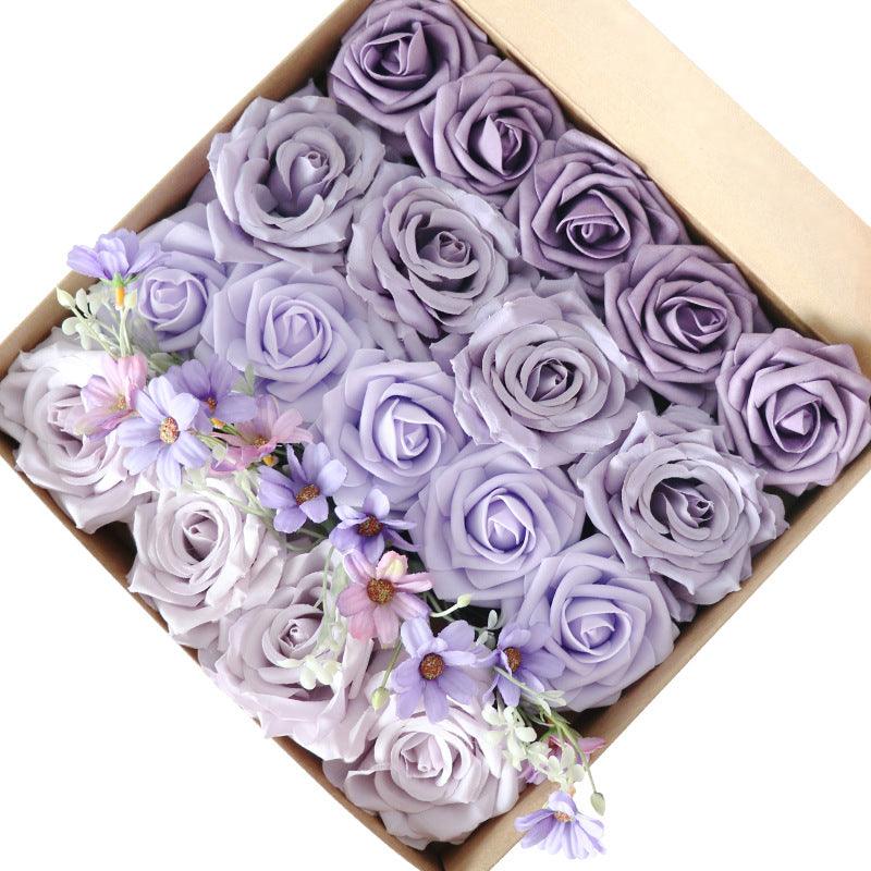 Wedding Boxed Flowers Birthday Party Simulated Flowers Gift Flower Boxes