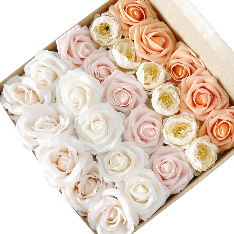 European wedding gift boxed flowers simulation rose box Valentine's Day birthday gift box flower wedding