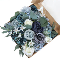 European Wedding Gift Boxed Flowers Simulation Flowers Gift Flower Box Wedding Birthday Party Handmade