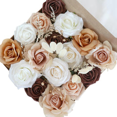 Roses in a Box Birthday Valentine's Day Gift Flower Box Diy Wedding Bridal