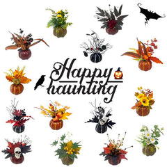 Simulated pumpkin decorations Halloween desktop decorations decoration