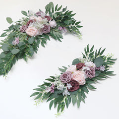 Rustic Wedding Arch Hanging Corner Floral Decor