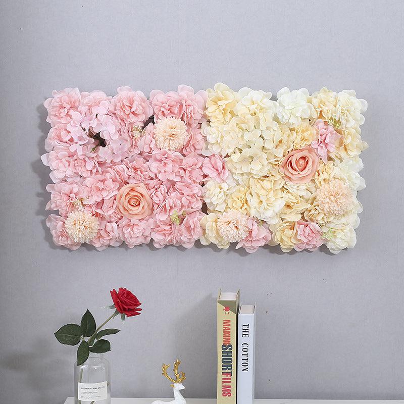 Simulated Rose Wall Wedding Store Window Background Decoration