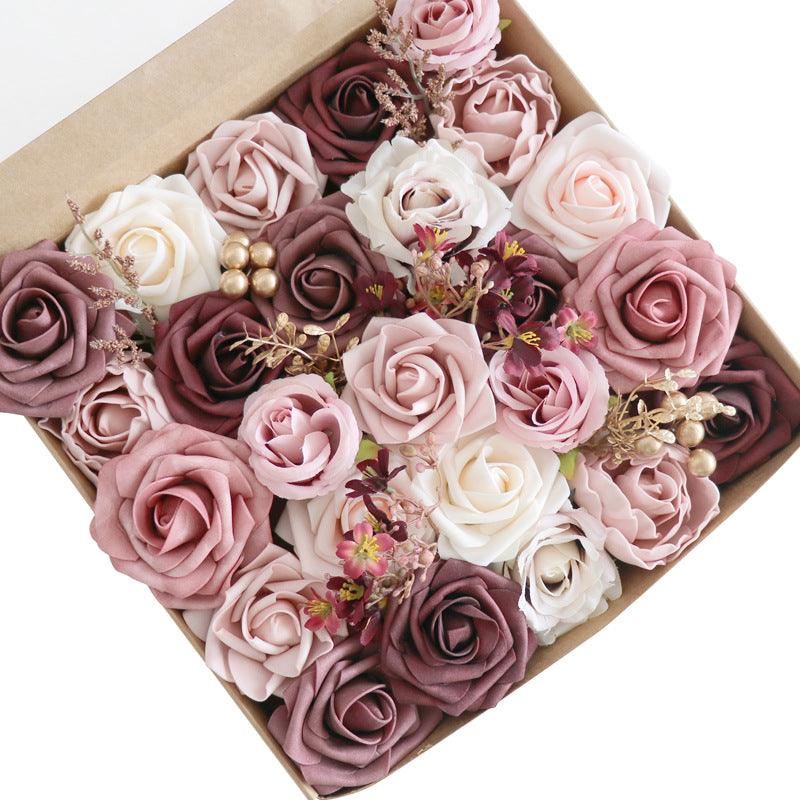 Wedding Diy Bridal Bouquet Simulation Flowers Boxed Flowers Proposal Birthday Party Gift