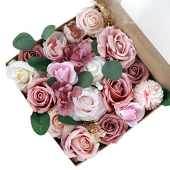 Simulation Rose Boxed Flowers Wedding Diy Bridal Bouquet Valentine's Day Birthday Gift