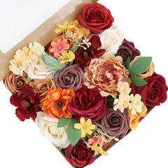 Boxed Flowers European Style Wedding Birthday Party Simulation Flower Gift Set