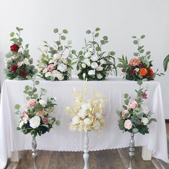 Simulated Flower Wedding Table Flower Road Guide Ground Flower Decoration Flower Ball