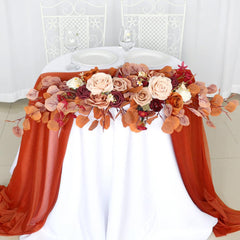 Autumn Rose Table Flower Wedding Decoration Simulation Flower Banquet Flower Art