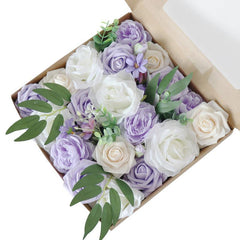 Simulation Flowers Boxed Flowers Valentine's Day Birthday Gift Flower Box Diy Wedding Bridal Bouquet