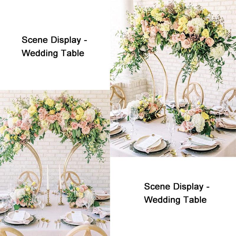 Small Arch Main Table Flower Ware Iron Flower Frame Wedding Props