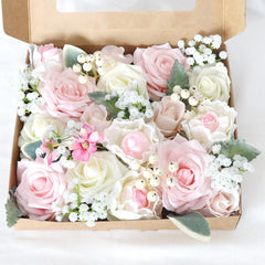 Simulation Flower Box Birthday Valentine's Day Day Gift Boxed Flowers Diy Wedding Bridal Bouquet