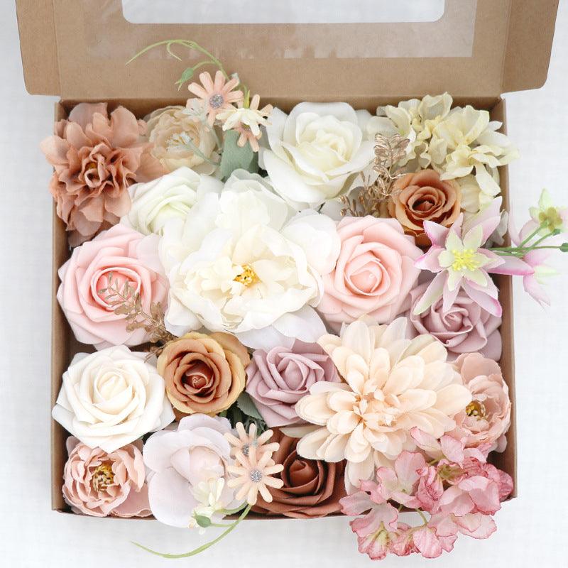 DIY Gift Boxed Simulation Flower Box Wedding Birthday Party Accompanying Gift Boxed Flowers