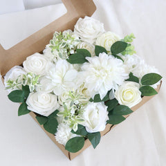 Simulation Boxed Flowers European Wedding DIY Hand Bouquet Valentine's Day Gift Flower Boxes