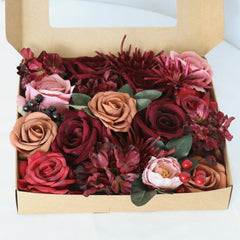 Boxed Simulation Flower Box Wedding Birthday Party Accompaniment Gift Boxed Flowers Wedding Bridal Hand Bouquet