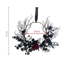 Halloween simulation Eucalyptus wreath interior decoration