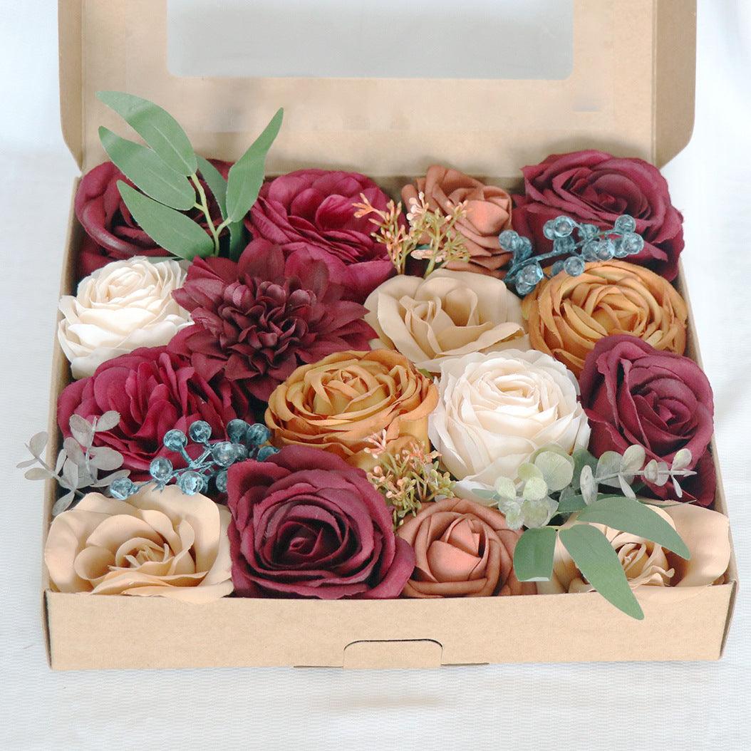 Boxed Flowers European Wedding Bridal Bouquet Wedding Accompaniment Flower Boxes