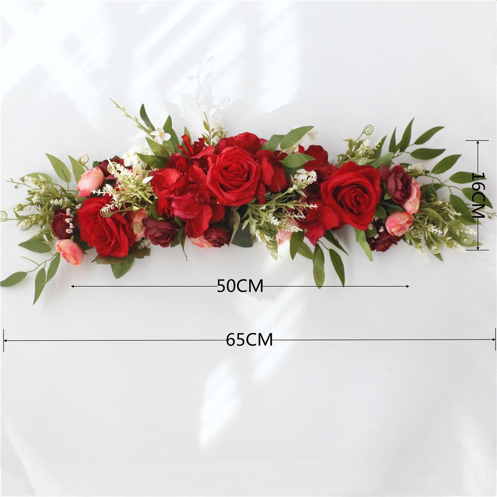 Simulated flower door decoration wedding welcome sign decorative flowers