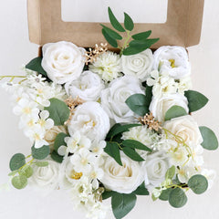 New boxed flowers simulation flowers wedding atmosphere decoration props outdoor decoration gift box flowers