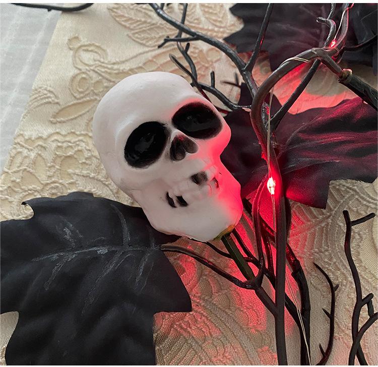 Simulated withered vine black holiday decoration