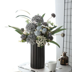 High-end simulated floral arrangements for living room and study room